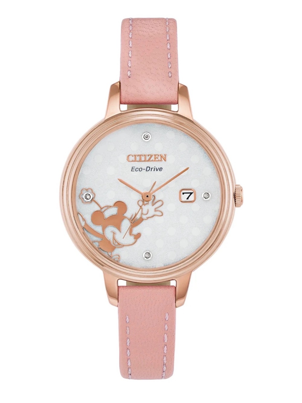 Citizen Disney Eco-Drive Minnie Mouse
Womens Watch Pink Date Japan
EW2448-01W